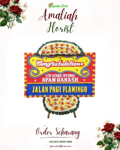 Bunga Papan Congratulation di Blacanan
